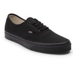 Black vans authentic